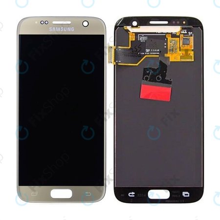 Samsung Galaxy S7 G930F - Écran LCD + Écran Tactile (Gold) - GH97-18523C, GH97-18761C, GH97-18757C Genuine Service Pack