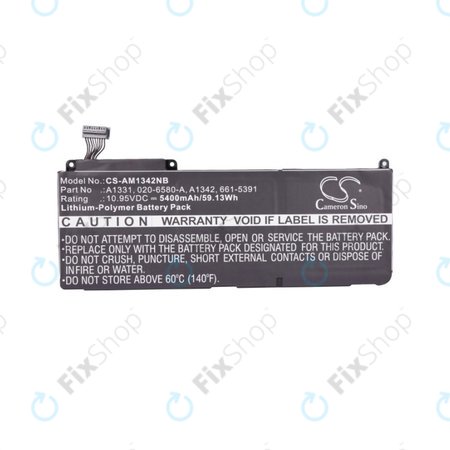 Apple MacBook 13" A1342 (Fin 2009 - Mi 2010) - Batterie A1331 5400mAh HQ