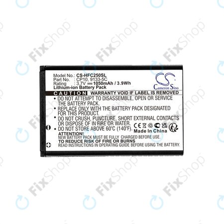Batterie pour Amplicomms Powertel M4000, Auro Comfort 1010, 1050mAh, Li-Ion, 3.7V, MM460BB, CP10, HQ