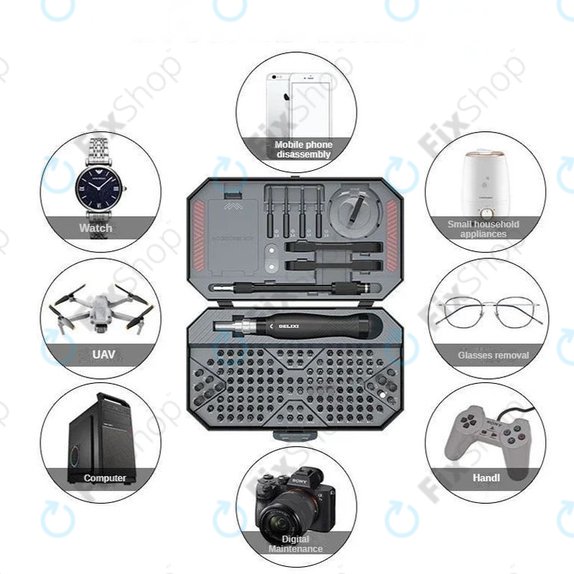 Xiaomi DELIXI - Ensemble de tournevis 145pcs