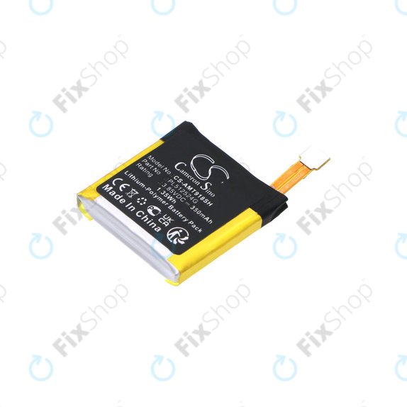 Batterie pour Amazfit A1801, A1808, A1918, T-Rex Verge Lite, 350mAh, Li-Pol, 3.85V, PL512524G, HQ