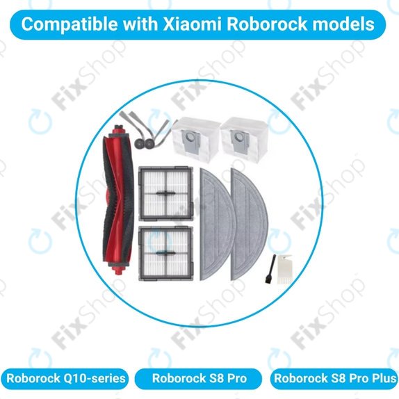 Xiaomi Roborock Q10-series, S8 Pro, S8 Pro Plus - Ensemble complet