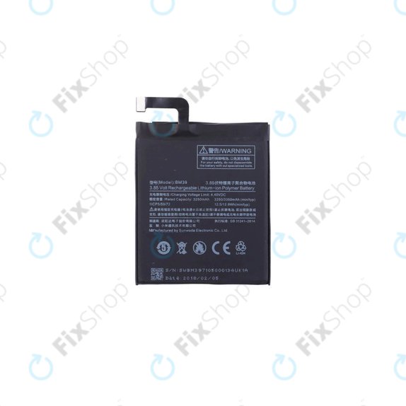Xiaomi Mi6 - Batterie BM39 3350mAh