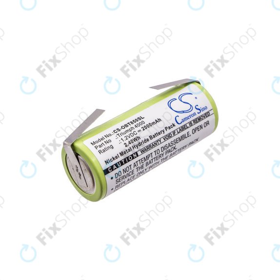 Batterie pour Oral-B Triumph 4000, 2000mAh, Ni-MH, 1.2V, 3761, HQ
