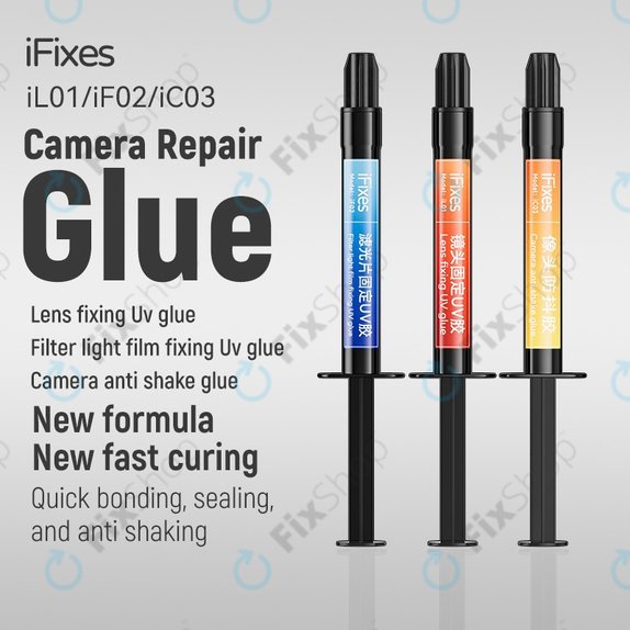 iFixes IF02 - colle UV pour fixation de filtres lumineux, 5ml