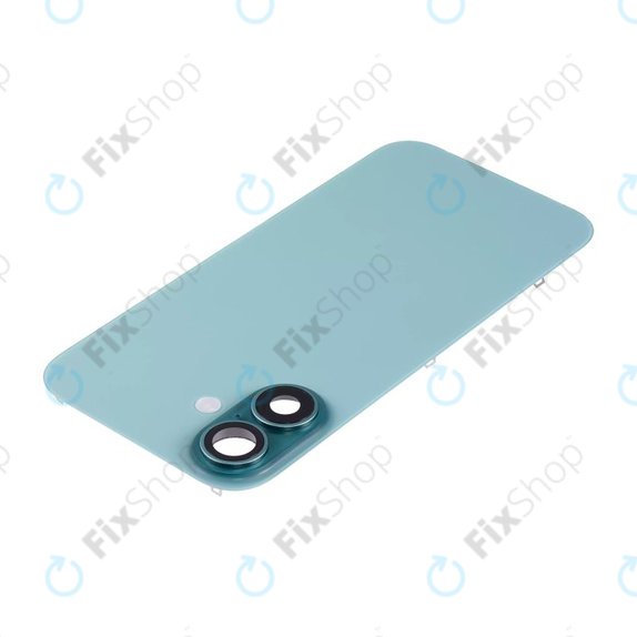 Apple iPhone 16 - Verre de la coque arriere + Verre de caméra + Plaque en métal + Aimants MagSafe (Teal)