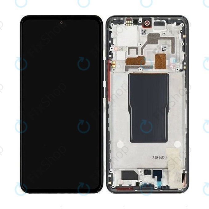 Xiaomi 12T Pro 22081212UG - Écran LCD + Écran Tactile + Cadre (Noir) - 560003L12U00 Genuine Service Pack
