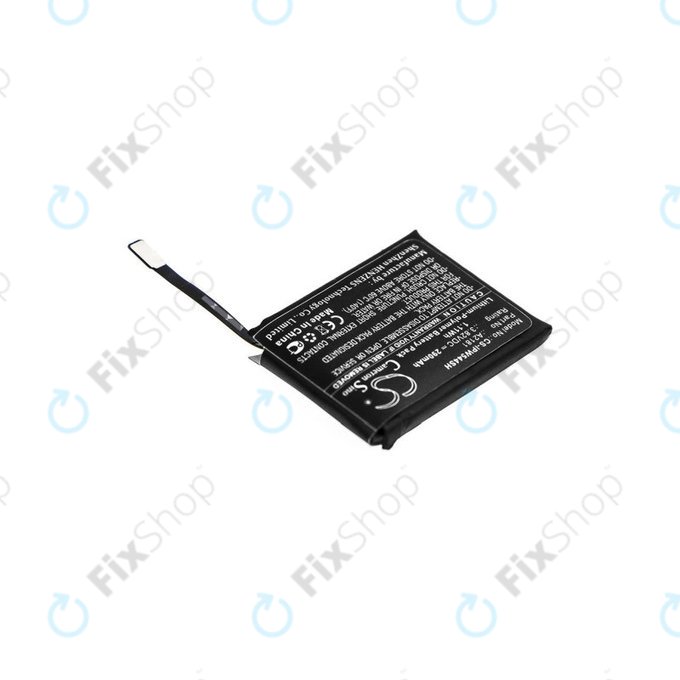 Batterie pour Apple Watch 5 44 mm, 290mAh, Li-Pol, 3.82 V, A2181, HQ