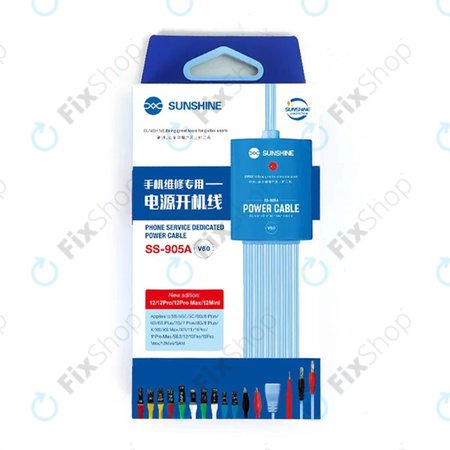 Ensemble de câbles d'alimentation SunShine SS-905A (iPhone 5S - 12 Pro Max, Samsung)