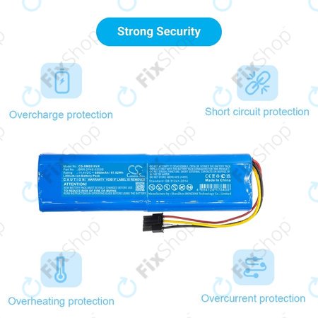 Xiaomi Mi Robot Vacuum Mop-series, Dream-series, Roborock-series - Batterie BRR-2P4S-6800 Li-Ion 14.4V 6800mAh HQ