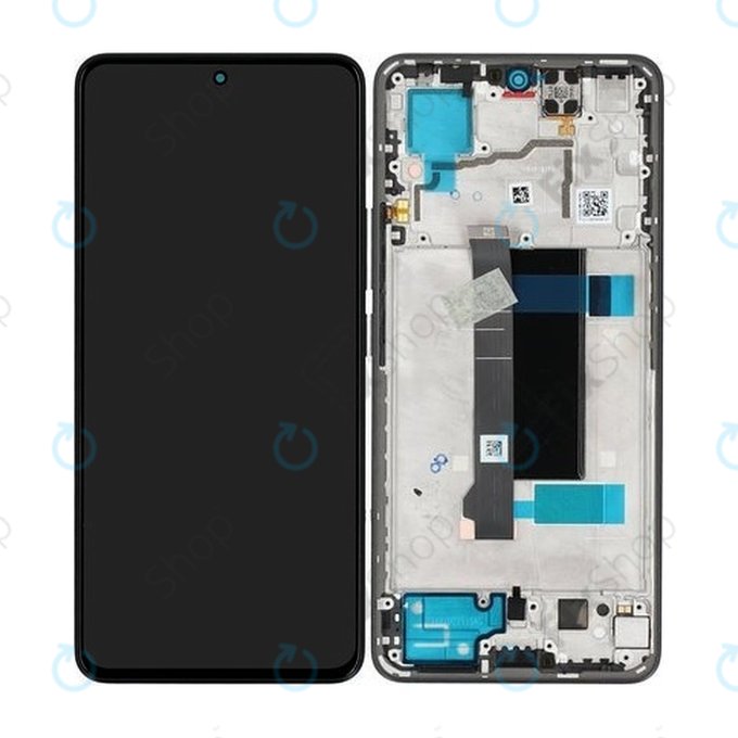 Xiaomi Redmi Note 13 Pro 5G - Écran LCD + Écran tactile + Cadre (Midnight Black) - 5600020N1600 Genuine Service Pack