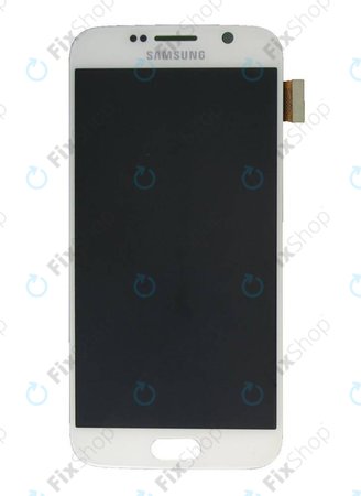 Samsung Galaxy S6 G920F - Écran LCD + Écran Tactile (Blanc Perle) - GH97-17260B Genuine Service Pack