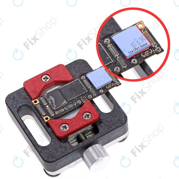2UUL - Coussinets thermiques en silicone prédécoupés - 12 x 12 x 1.5mm (100 pièces)