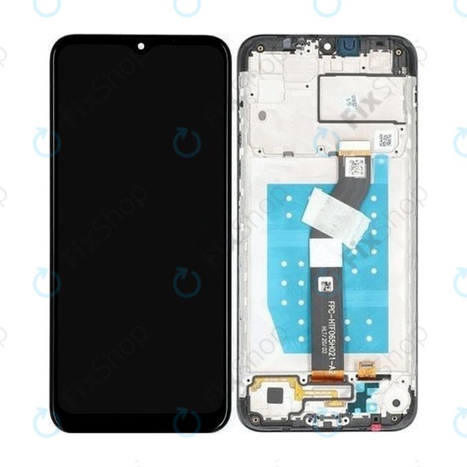Motorola Moto G8 Power Lite - Écran LCD + Écran Tactile + Cadre (Noir) - 5D68C16532, 55D68C18031 Genuine Service Pack