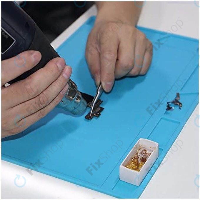 ESD Coussinet en silicone antistatique résistant à la chaleur - 34 x 23 cm