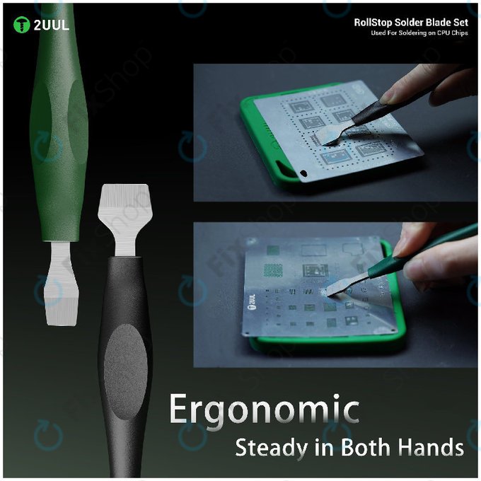 Kit de lames pour nettoyage de puces IC et retrait de colle, 2UUL DA19