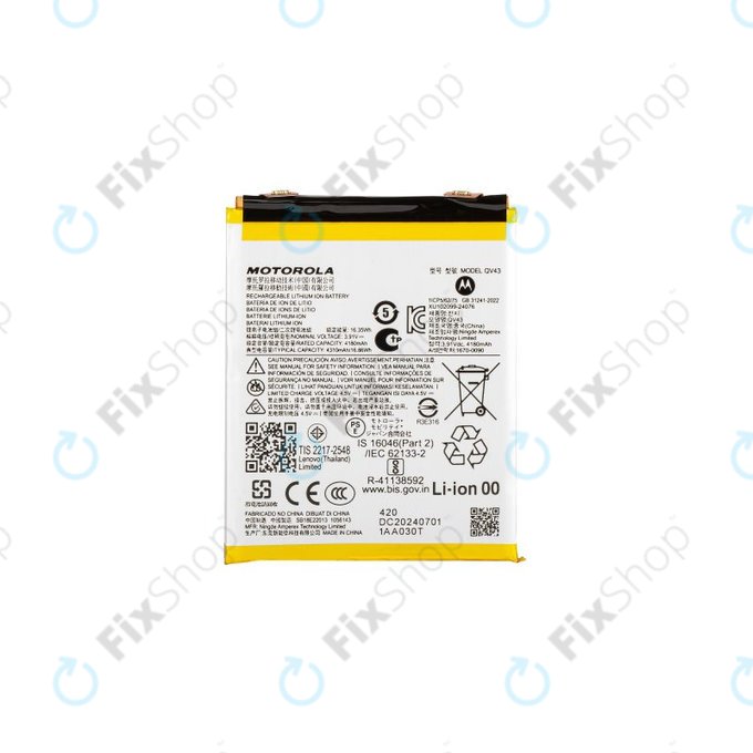 Motorola Edge 50 Neo, ThinkPhone 2025 - Batterie QV43 4300mAh - SB18E23273 Genuine Service Pack