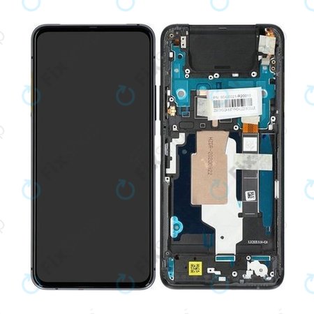 Asus ZenFone 7 ZS670KS - Ecran LCD + Ecran Tactile + Cadre (Aurora Black) - 90AI0021-R20010 Genuine Service Pack
