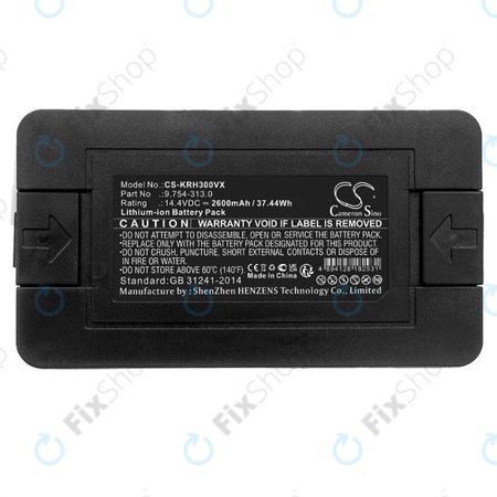 Kärcher RC3 - Batterie 9.754-313.0 Li-Ion 14.4V 2600mAh HQ