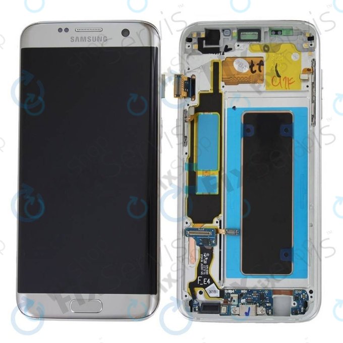 Samsung Galaxy S7 Edge G935F - Ecran LCD + Ecran Tactile + Cadre (Noir) - GH97-18533A, GH97-18594A, GH97-18767A Genuine Service Pack