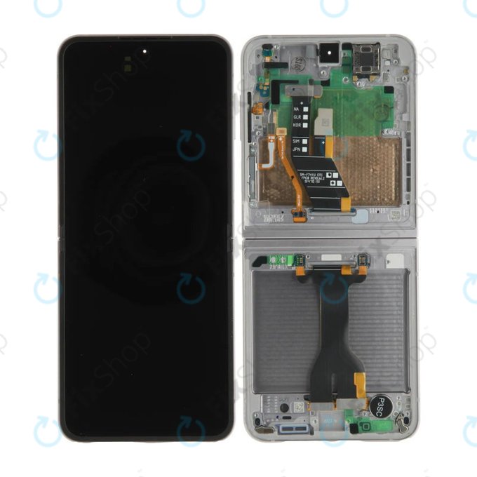 Écran OLED pour Samsung Z Flip 6 F741B, tactile avec cadre, GH82-35014A, Genuine Service Pack