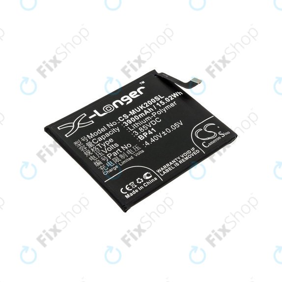 Batterie pour Xiaomi Mi 9T, Redmi K20, 3900mAh, Li-Pol, 3.85 V, BP41, HQ
