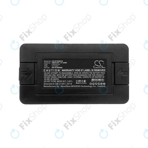 Rowenta Série Explorer, série Smart Force Essential, série Tefal Explorer - Batterie RS-RT900866 2600mAh HQ