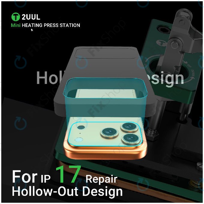 Mini station de pressage chauffante, 2UUL DA07