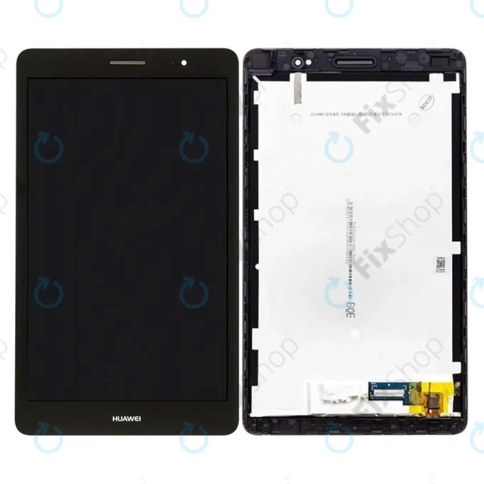 Huawei MediaPad T3 8.0 KOB-W09, KOB-L09 - Écran LCD + Écran tactile + Cadre (Gris sidéral) - 02351JJF, 02351JJG