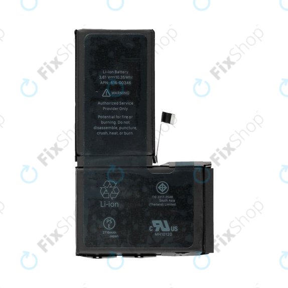 Batterie pour iPhone X, 2716mAh