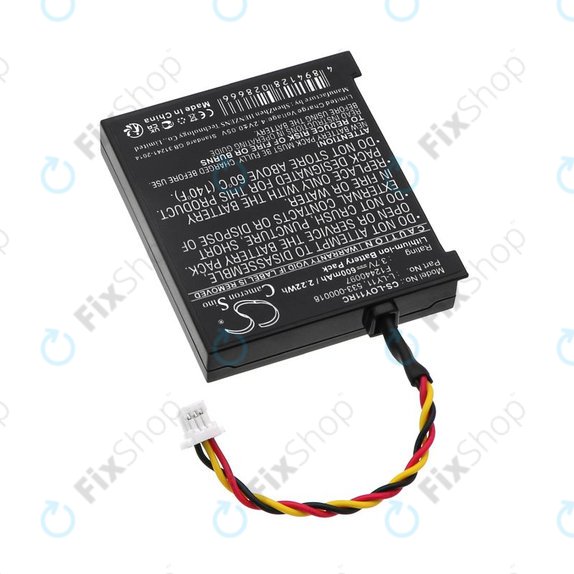 Batterie pour Logitech G930, 600mAh, Li-Ion, 3.7V, L-LY11, HQ