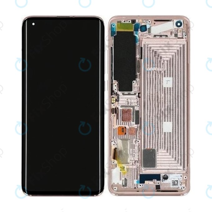 Xiaomi Mi 10 Pro - Écran LCD + Écran Tactile + Cadre (Blanc Alpin) - 56000500J100 Genuine Service Pack