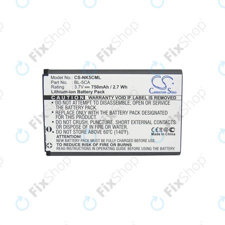 Nokia 3110 Classic - Batterie BL-5C 750mAh HQ