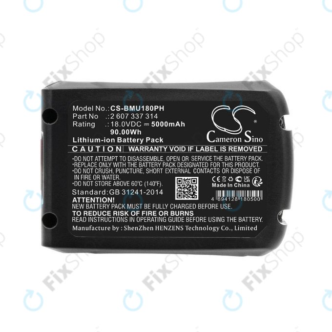 Bosch 18V - Batterie 2 607 337 314 Li-Ion 18.0V 5000mAh HQ