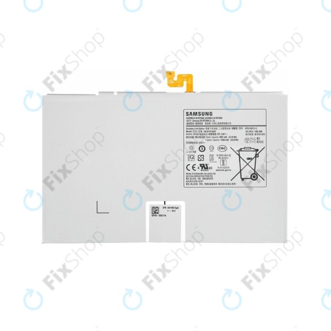 Samsung Galaxy Tab S7 FE T730, T736B, S7 Plus T970N, T976B, S8+ X800, X806B - Batterie EB-BT975ABY 10090mAh - GH43-05018A, GH82-27888A Genuine Service Pack