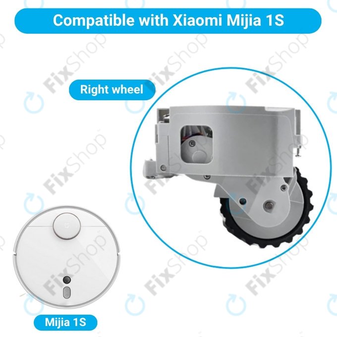 Xiaomi Mijia 1S - Roue avec moteur (droite) (Blanc)