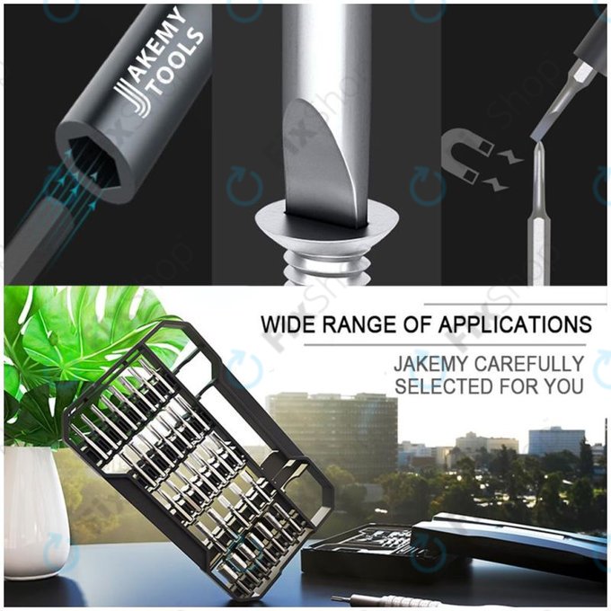 Jakemy JM-8172 - Ensemble d'outils de réparation multifonctionnels professionnels 73 en 1