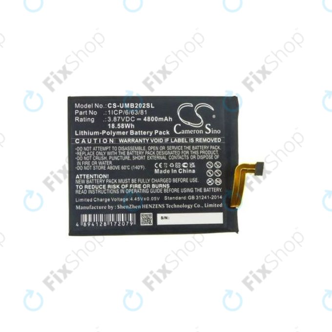 Umidigi Bison - Batterie 1ICP/6/63/81 4800mAh HQ