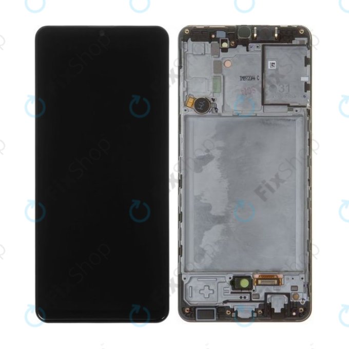 Samsung Galaxy A31 A315F - Écran LCD + Tactile + Cadre (Prism Crush Noir) - GH82-22905A, GH82-22761A, GH82-24406A, GH82-24455A Genuine Service Pack