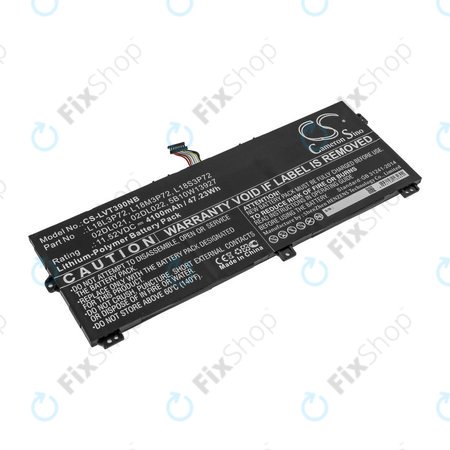 Batterie pour Lenovo ThinkPad X390, Yoga X390, 4100mAh, Li-Pol, 11.52V, 02DL021, HQ