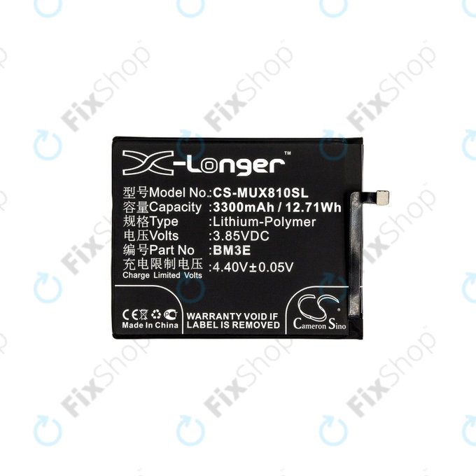 Xiaomi Mi 8 - Batterie BM3E 3300mAh HQ