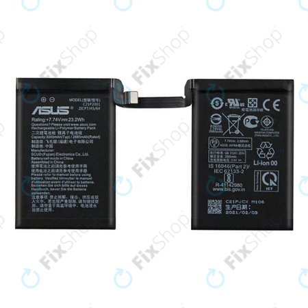 Asus ROG Phone 5 ZS673KS - Batterie C21P2001 - 0B200-03920400 Genuine Service Pack