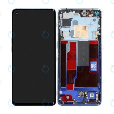 Oppo Find X2 Neo - Écran LCD + Écran Tactile + Cadre (Bleu Étoilé) - 4904018 Genuine Service Pack