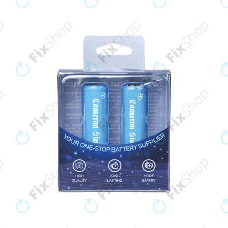Batterie rechargeable, 2 pcs, 650mAh, Li-ion, 3.7V, 14430, HQ