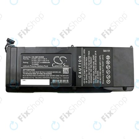 Apple MacBook Pro 17" A1297 (Mi 2010 - Fin 2011) - Batterie A1383 6900mAh HQ