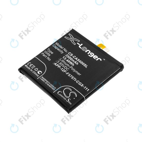 Batterie pour Caterpillar CAT S60, 3500mAh, Li-Pol, 3.85 V, APP-12F-F5757I-CGX-111, HQ