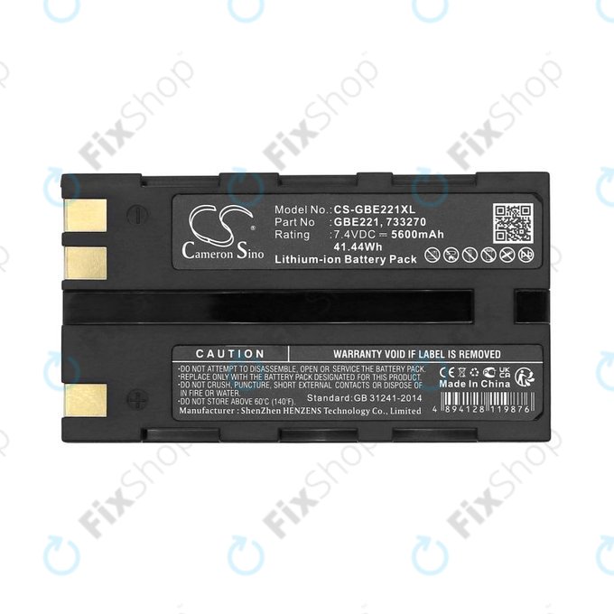 Batterie pour Geomax Stonex R6, Zoom 35, 5600mAh, Li-Ion, 7.4V, ZBA200, HQ