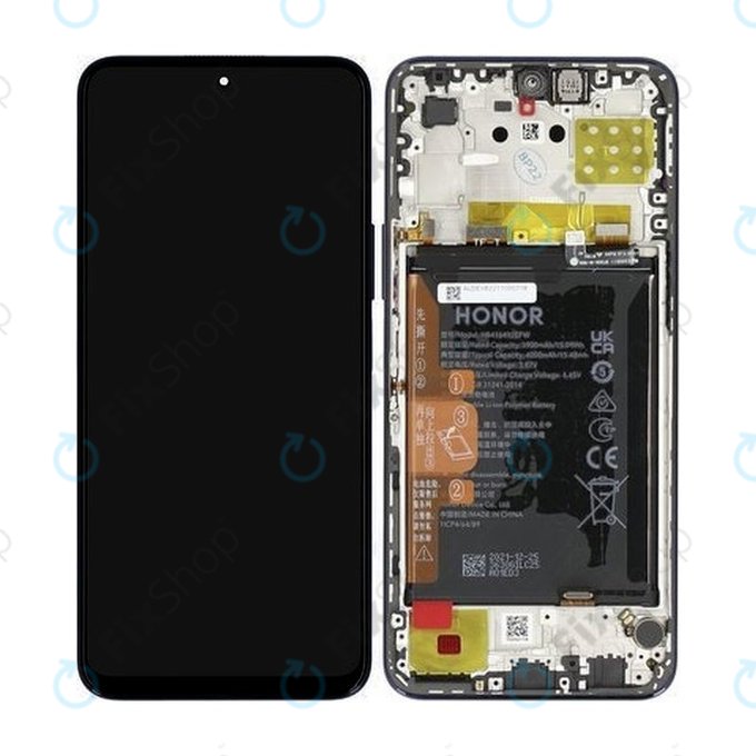 Honor X8 - Écran LCD + Écran Tactile + Cadre (Bleu Océan) - 0235ACDR Genuine Service Pack