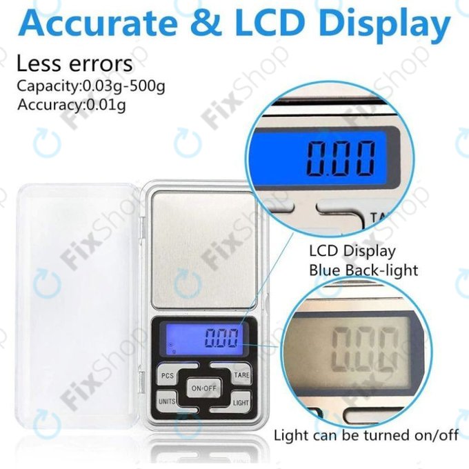 TFY MH-500 - Balance de poche 500g/0,01g