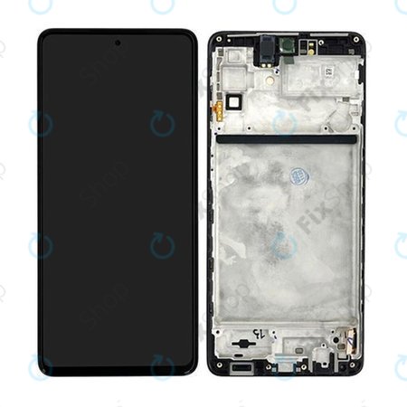 Samsung Galaxy M53 5G M536B - Écran LCD + Ecran Tactile + Cadre (Noir) - GH82-28812A, GH82-28895A Genuine Service Pack